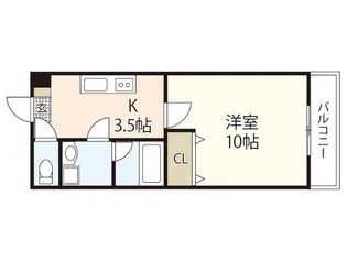 グレースシャトー【2階】の間取り