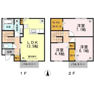 OIST【2階】の間取り