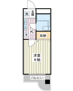 エスプラネード【3階】の間取り