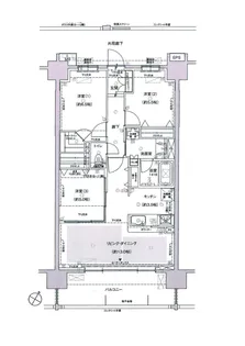 レーベン長岡寺島町Vertalier【11階】の間取り