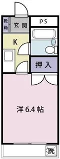 冨士ハイツ【2階】の間取り