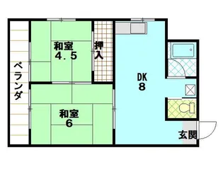 新町ビル【2階】の間取り
