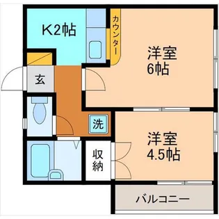 あぷろうち【2階】の間取り