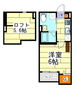 Celeste九条南【1階】の間取り