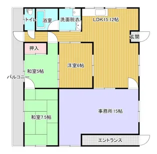 愛媛県今治市東村南1【一戸建】の間取り