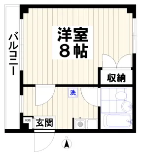 コーポさくら【3階】の間取り