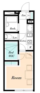レオパレスプロスペラーレ【4階】の間取り