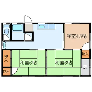 栃木県佐野市犬伏上町【一戸建】の間取り