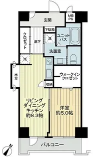 藤和三軒茶屋コープ【2階】の間取り