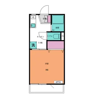 エスポワール A棟【1階】の間取り