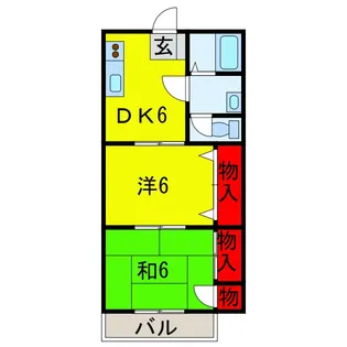 マルケイパレス【2階】の間取り