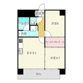 ES-Grande Umedakita【4階】の間取り