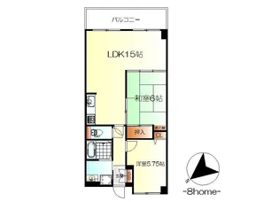 リバティスクエアKURE【10階】の間取り