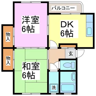 メゾンド・ロアール【2階】の間取り