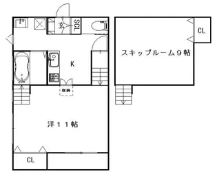 ココカラハウス南佐古【2階】の間取り