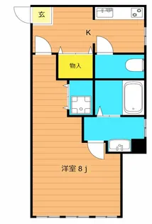ウイング古屋【2階】の間取り