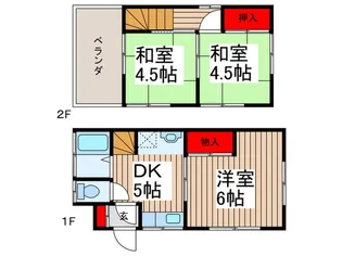 埼玉県入間市小谷田1【一戸建】の間取り