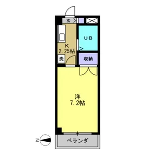 イーストハイツ【2階】の間取り