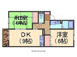モンターナ【1階】の間取り
