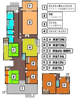 治五右衛門【1階】の間取り