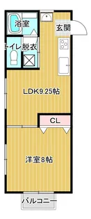 ドリームハウス古館A【1階】の間取り