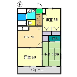 グランシャリオ I【2階】の間取り