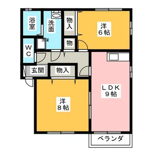ハイムMKS【2階】の間取り
