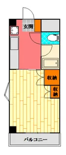 コーポMIYOSHI【2階】の間取り