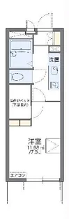 レオパレスアークテラス【2階】の間取り