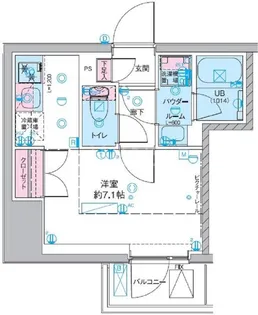 東京都杉並区下高井戸4【マンション】の間取り