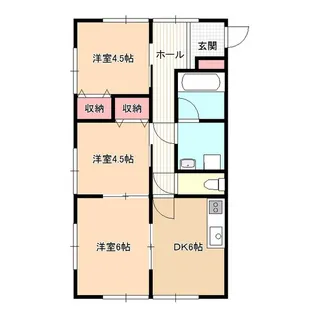 ビアン・ロジュマンF【3階】の間取り