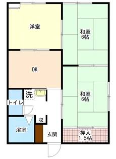 サニーコートI【2階】の間取り