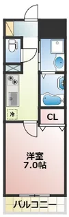 1Kの間取り画像