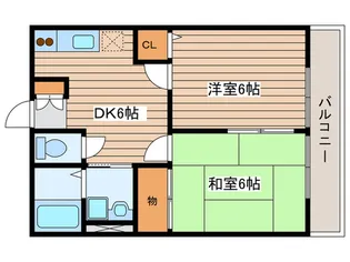 東仙台リトルパイン【1階】の間取り
