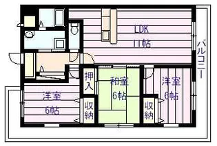 ルキア国分【2階】の間取り