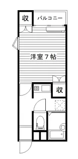 ジャストハイツAB【1階】の間取り