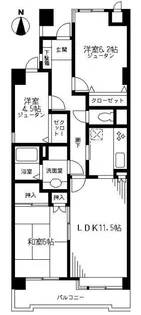 埼玉県戸田市上戸田3【マンション】の間取り