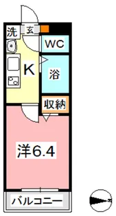 プリマローズ日ノ出町【1階】の間取り