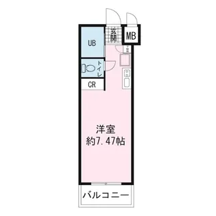 第3のぼりマンション【4階】の間取り