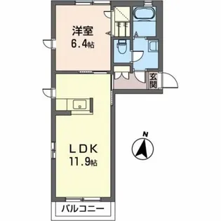 ワールド・ピース【2階】の間取り