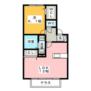 ロイヤルガーデン しおん館【1階】の間取り