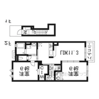 プリムローズ【2階】の間取り