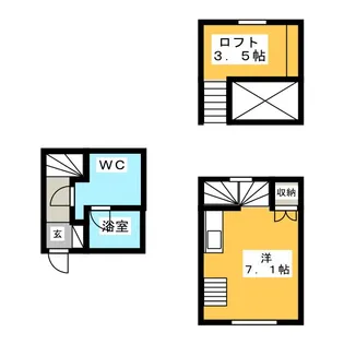 Cinq Poltes【サンクポルト】【1階】の間取り