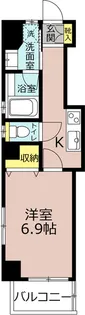 中駒名駅西マンション【5階】の間取り