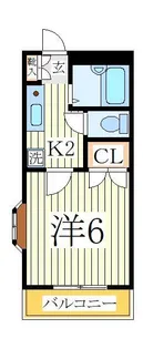 シティ島村【3階】の間取り