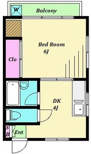 ハイネスつくば【1階】の間取り