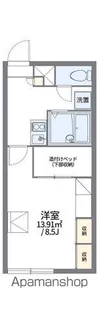 レオパレスJ&M【2階】の間取り