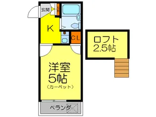 カ-サ花園【2階】の間取り