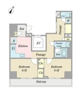 ロイヤル東栄日本橋【8階】の間取り