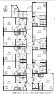 東京都杉並区方南1【アパート】の間取り